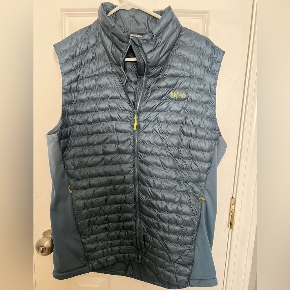 Rab Men's Blue Quilted Vest